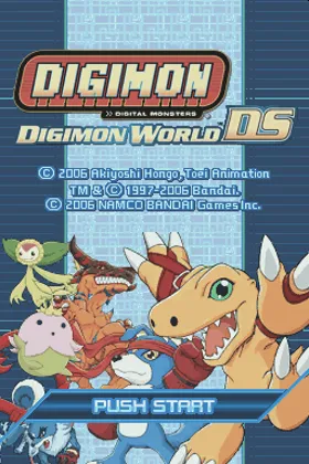 Digimon World DS (USA) screen shot title